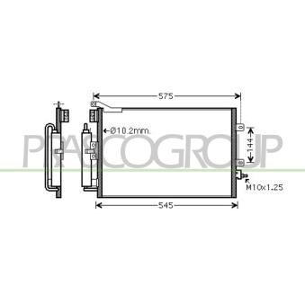 Condenseur, climatisation PRASCO
