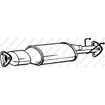 Filtre à particules / à suie, échappement BOSAL 097-226