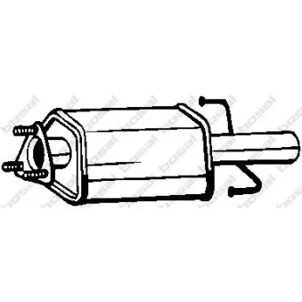 Filtre à particules / à suie, échappement BOSAL 097-228