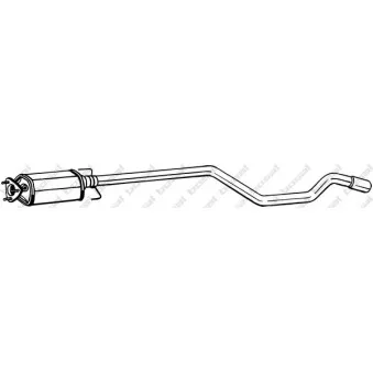 Filtre à particules / à suie, échappement BOSAL 097-242