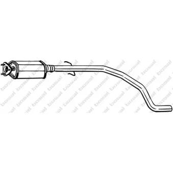 Filtre à particules / à suie, échappement BOSAL 097-244