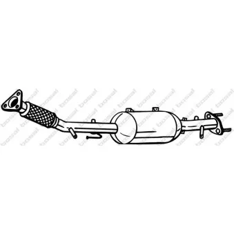 Filtre à particules / à suie, échappement BOSAL 097-446