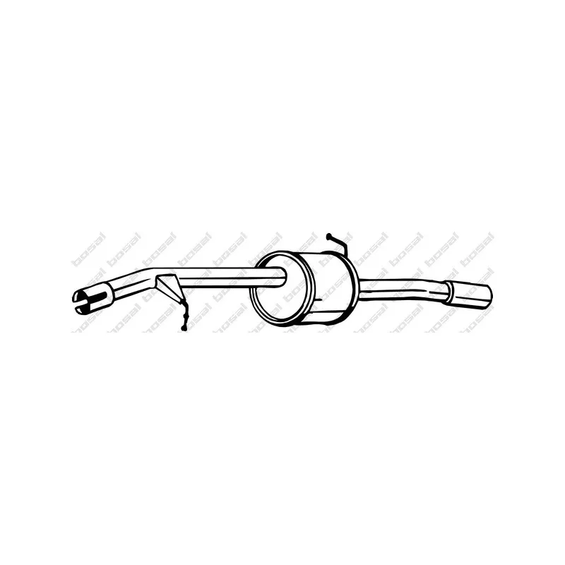 Silencieux arrière BOSAL 135-109