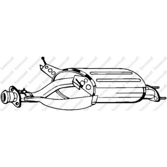 Silencieux central BOSAL