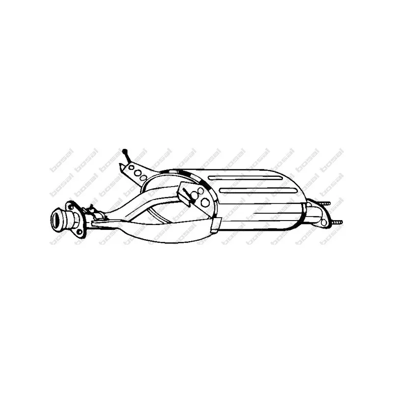 Silencieux central BOSAL 165-229