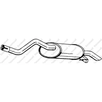 Silencieux arrière BOSAL 200-033