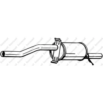 Silencieux arrière BOSAL 200-085