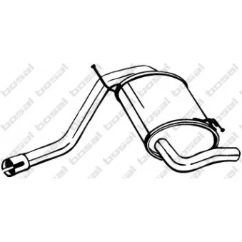 Silencieux arrière BOSAL 200-113