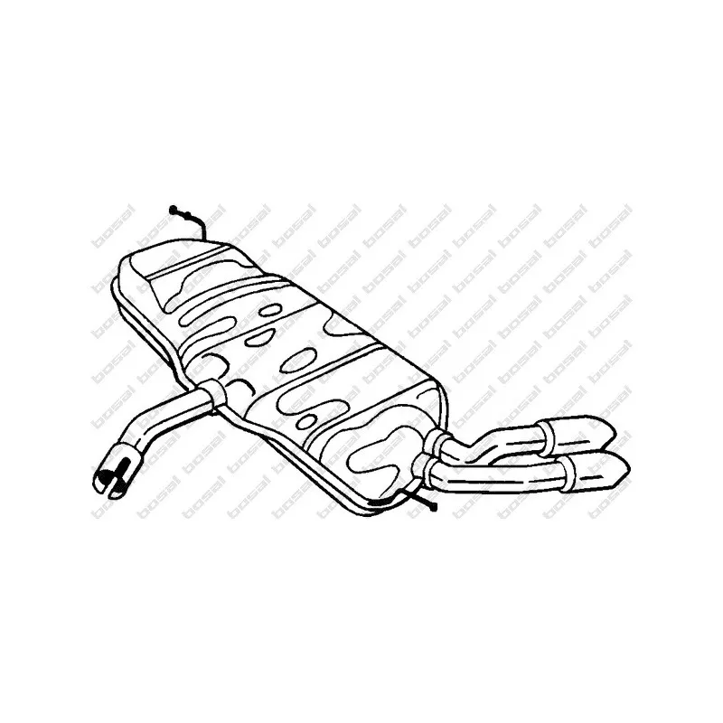 Silencieux arrière BOSAL 220-021