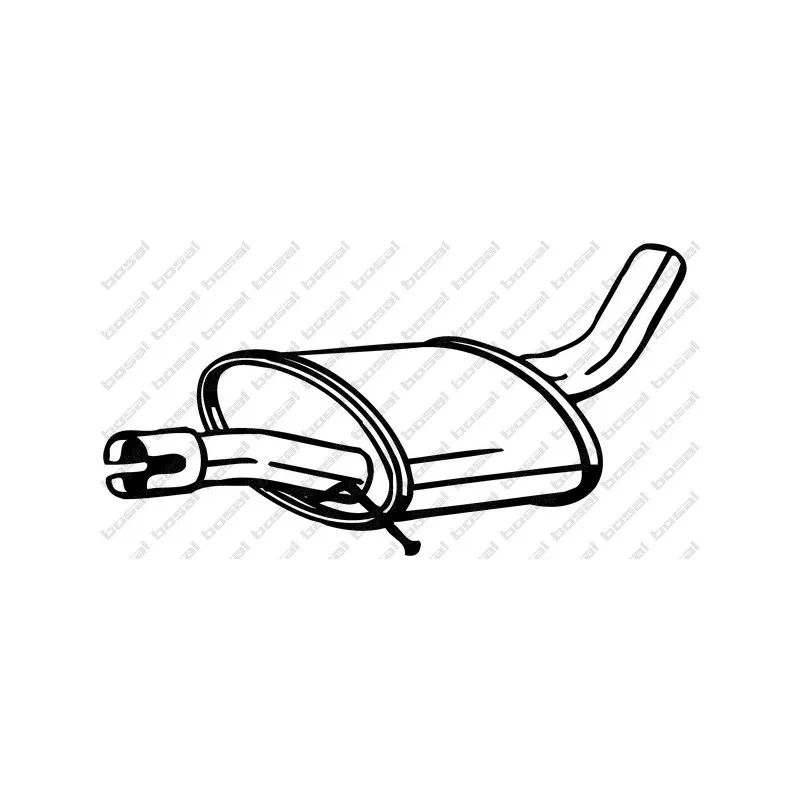 Silencieux central BOSAL 220-037