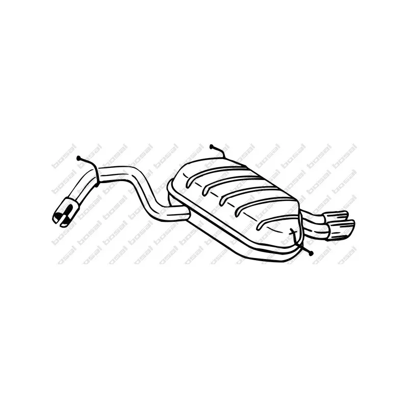 Silencieux arrière BOSAL 220-109