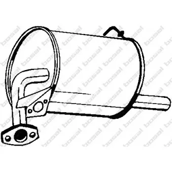 Silencieux arrière BOSAL