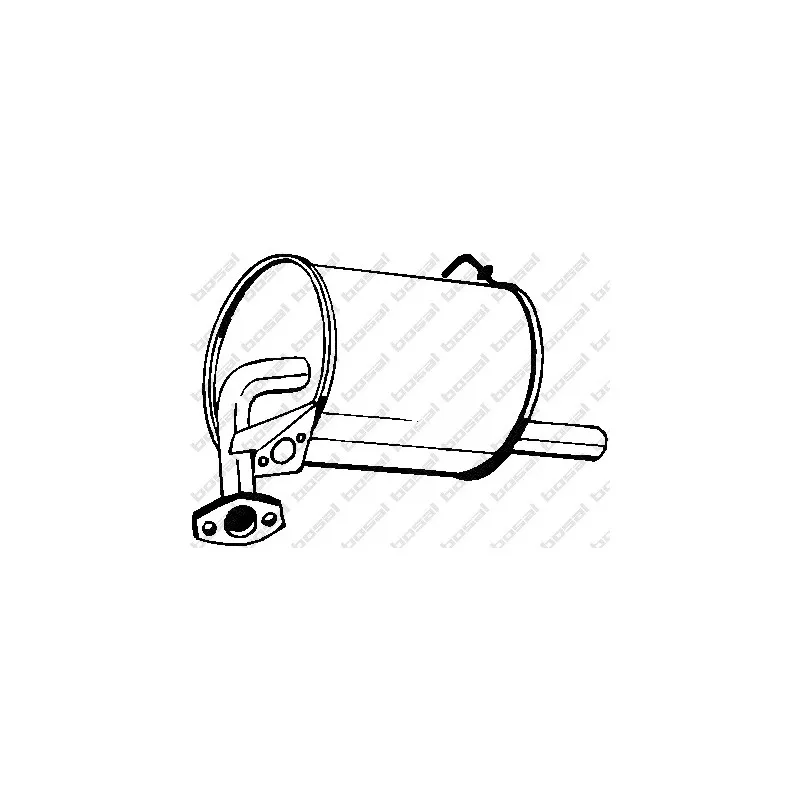 Silencieux arrière BOSAL 229-689