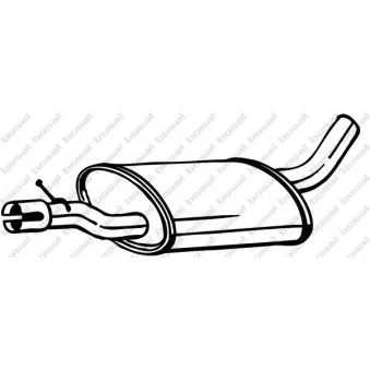 Silencieux central BOSAL 233-545