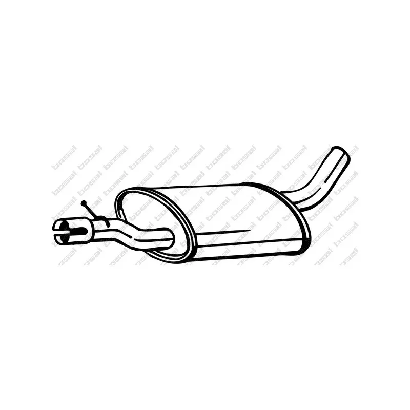 Silencieux central BOSAL 233-613