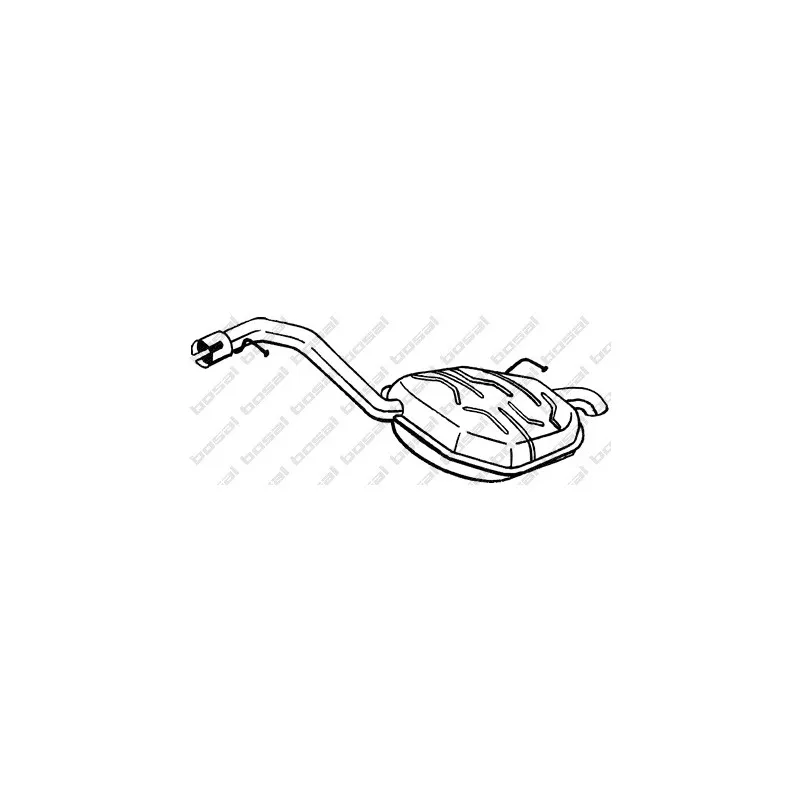 Silencieux arrière BOSAL 235-187