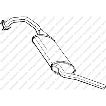 Silencieux arrière BOSAL