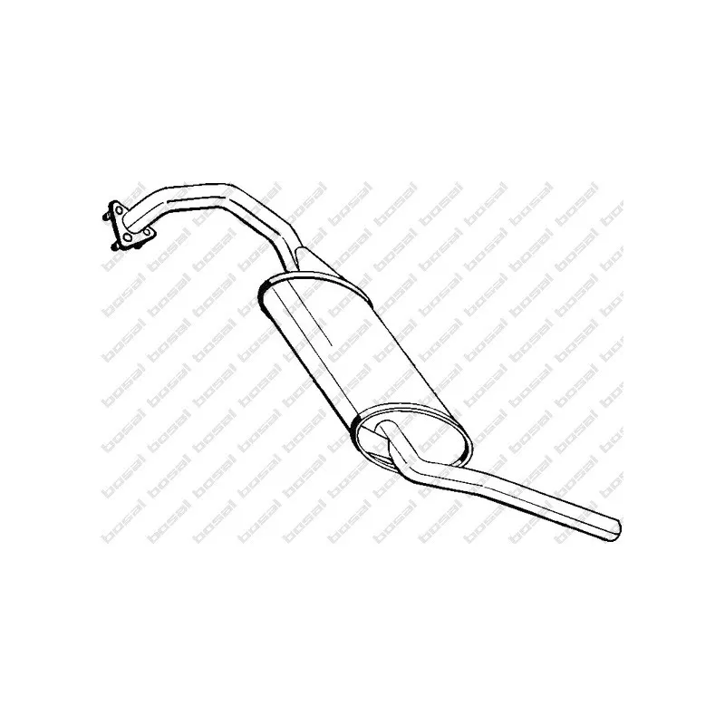 Silencieux arrière BOSAL 278-287