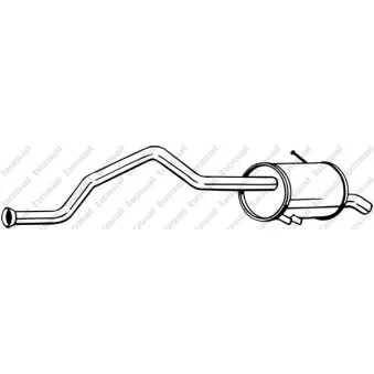 Silencieux arrière BOSAL 278-719