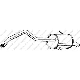 Silencieux arrière BOSAL 278-803