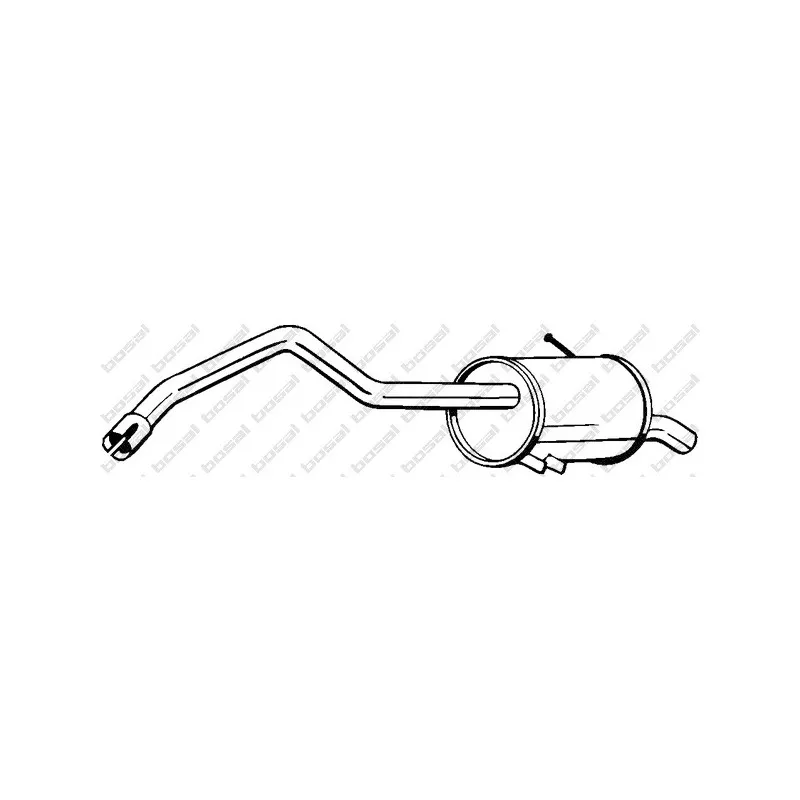 Silencieux arrière BOSAL 278-803