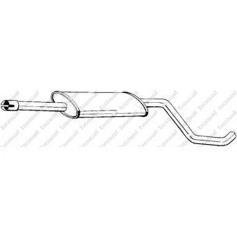 Silencieux central BOSAL 279-053