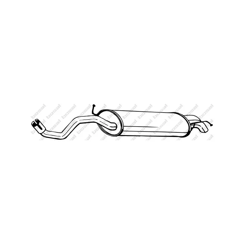 Silencieux arrière BOSAL 279-599