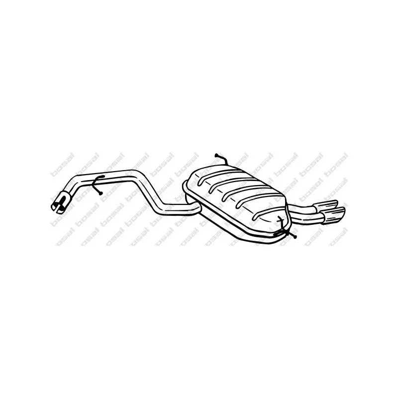 Silencieux arrière BOSAL 279-655