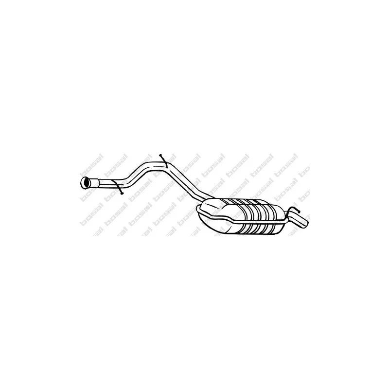 Silencieux arrière BOSAL 279-691