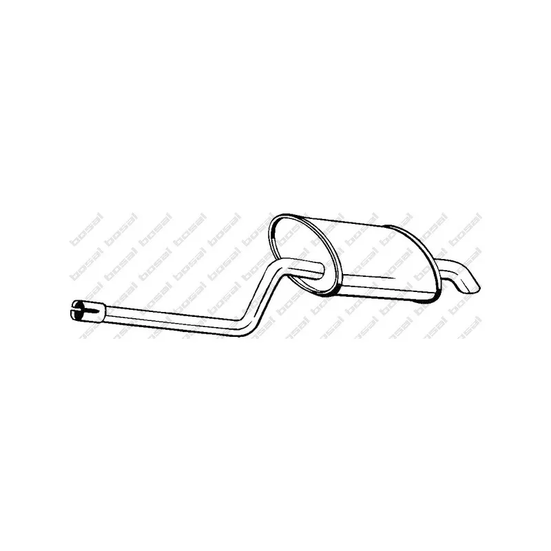 Silencieux arrière BOSAL 279-901