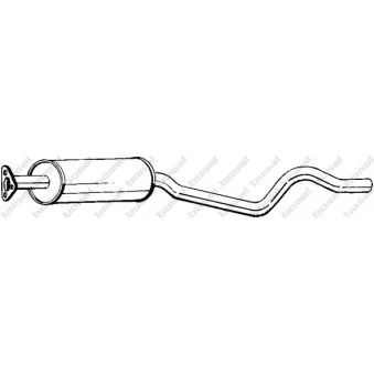 Silencieux central BOSAL 281-129