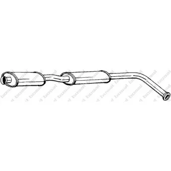 Silencieux central BOSAL 281-421