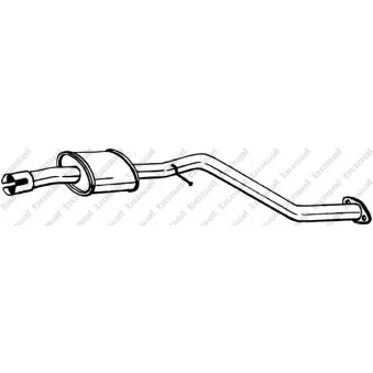 Silencieux central BOSAL 281-971