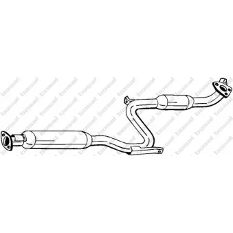 Silencieux central BOSAL 282-493