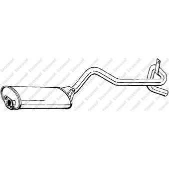 Silencieux arrière BOSAL