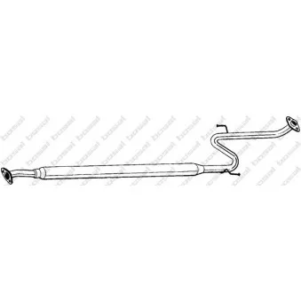 Silencieux central BOSAL 284-005