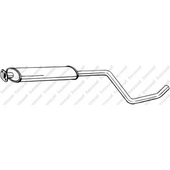 Silencieux central BOSAL