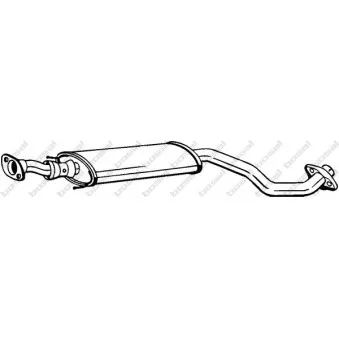 Silencieux central BOSAL