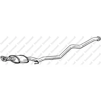 Silencieux central BOSAL 284-631