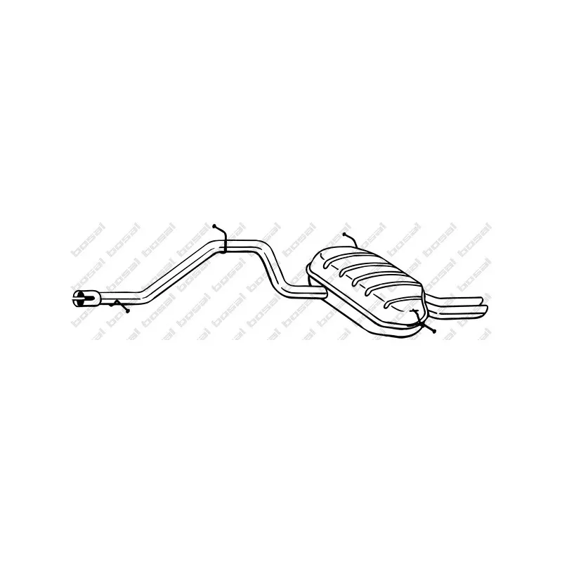 Silencieux arrière BOSAL 284-635