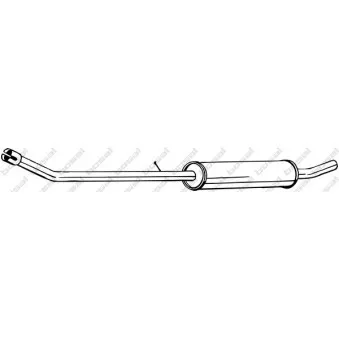 Silencieux central BOSAL 284-637