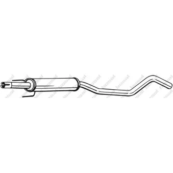 Silencieux central BOSAL 284-777