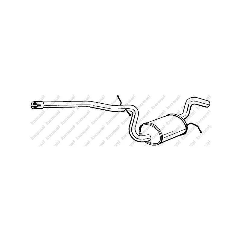 Silencieux central BOSAL 285-459