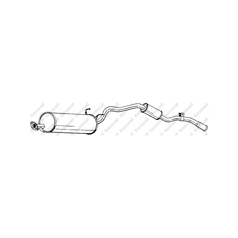 Silencieux arrière BOSAL 286-233
