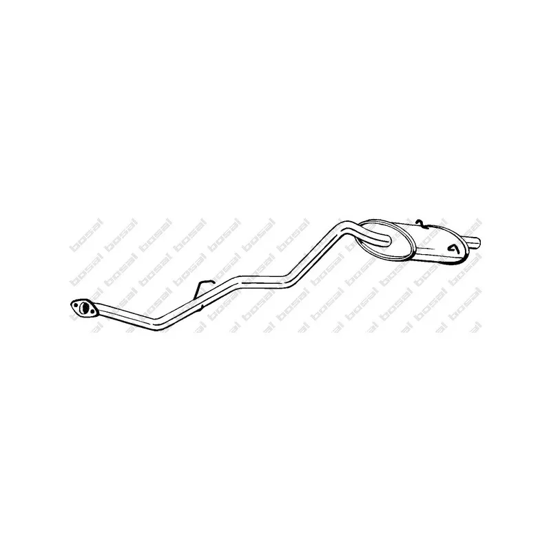 Silencieux arrière BOSAL 286-639