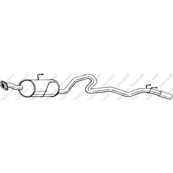 Silencieux arrière BOSAL