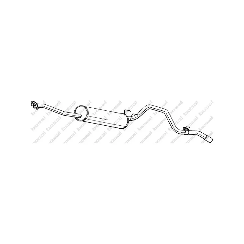 Silencieux arrière BOSAL 287-667