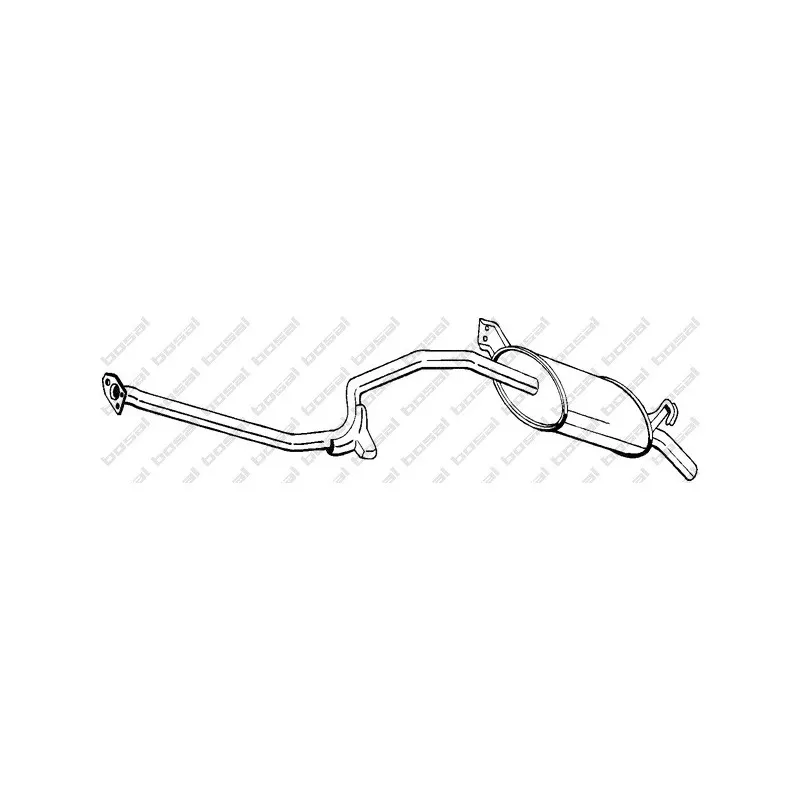 Silencieux arrière BOSAL 288-163