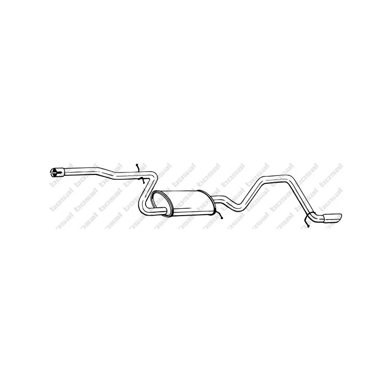 Silencieux arrière BOSAL 288-183