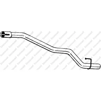 Tuyau d'échappement BOSAL 439-263